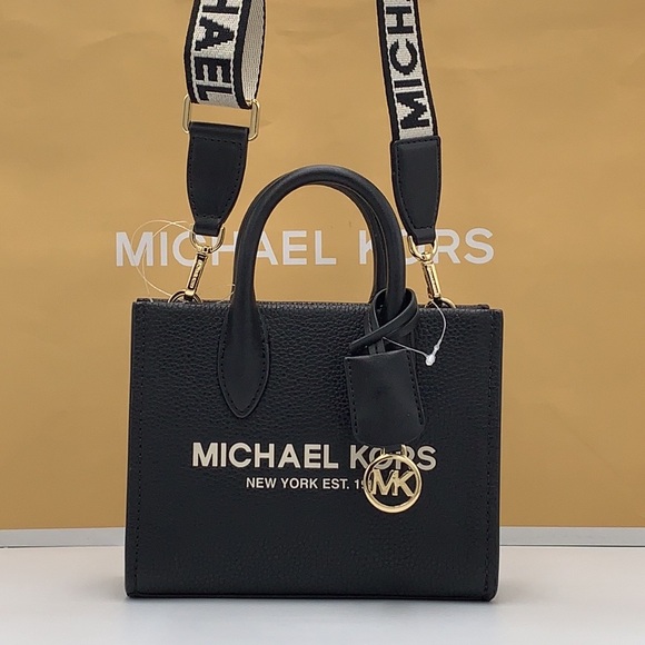 MICHAEL KORS Mirella Extra-Small
Shopper XBody Crossbody Bag NWT
Black color - Picture 5 of 14